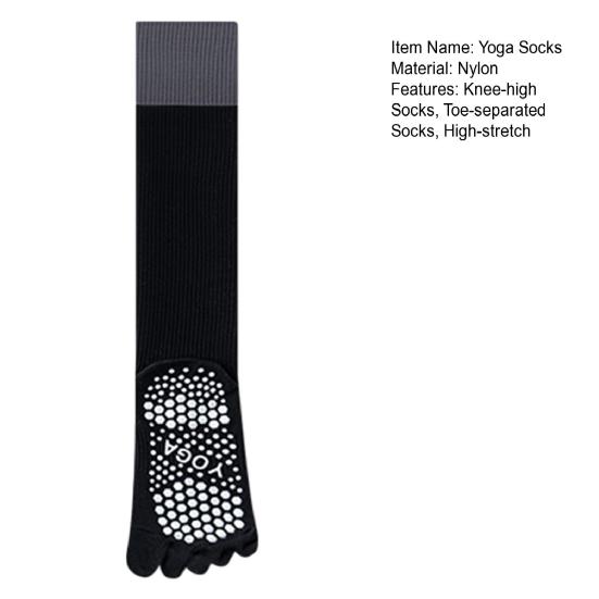 Yoga Socks Non-Slip Grip with High Elasticity Fitness Traction Points Socks Socks for Home Gym Yoga