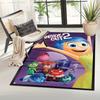 JIT 1pc Inside Out 2 Rug - Non-Slip, Machine Washable Polyester Carpet for Living Room, Bedroom, Bathroom & Laundry - Comfortable Home Decor Christmas