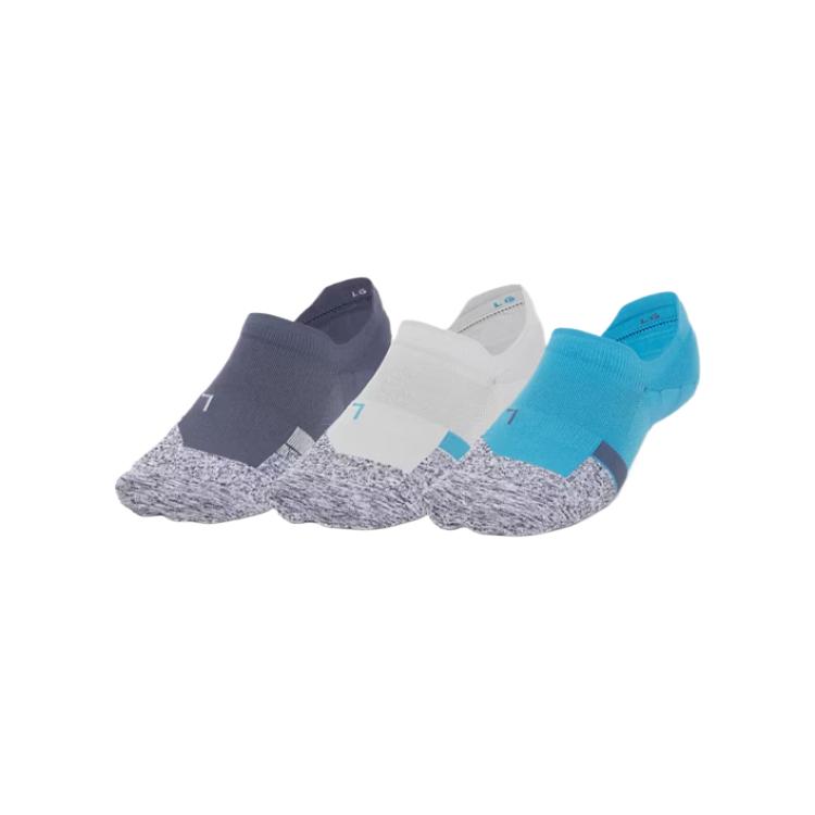 Under Armour UA ArmourDry® Pro Ultra Ankle Socks Unisex 3 Pack Mixed Color 1387045-452 LG