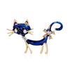 Hot Creative Crystal Animal Brooch: Frog, Cat, Dog, Bird, Sheep, Pony, Hedgehog, Lizard, Men's Women's Brooch Jewelry Gifts