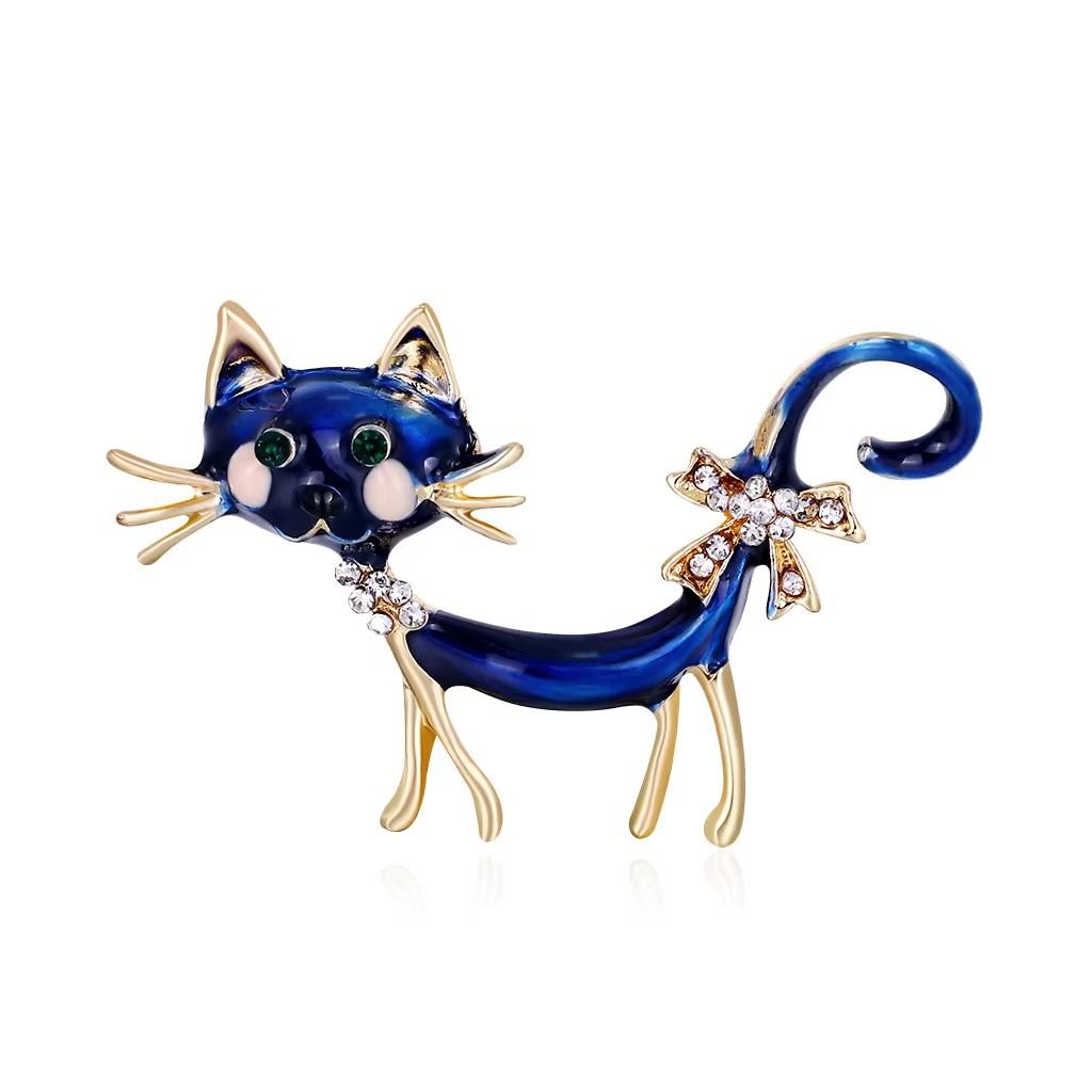Hot Creative Crystal Animal Brooch: Frog, Cat, Dog, Bird, Sheep, Pony, Hedgehog, Lizard, Men's Women's Brooch Jewelry Gifts
