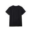 Li-Ning Sports Fashion Series Logo Print Loose Casual Round Neck Pullover Short Sleeve T-Shirt Unisex Tops Black AHSU835-1