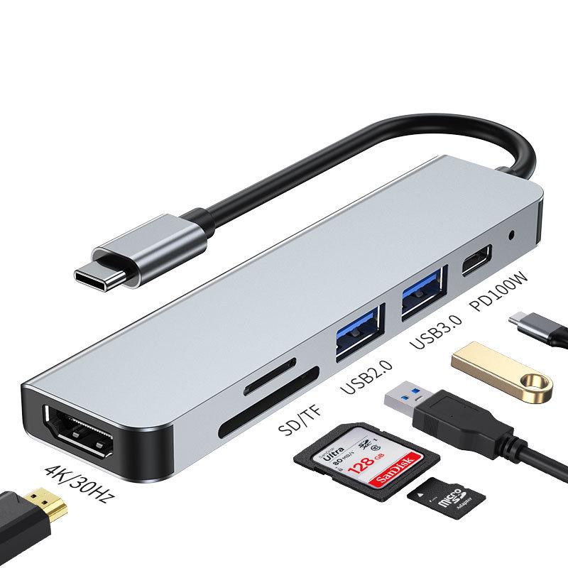 Type-C 4K HD Multi-Port Expansion Dock with Screen Converter