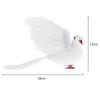 Simulation Doves Portable Model Feather Bird White Doves Foam Plastic Foot Multifunctional Wedding Decor for Home Party Props