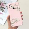 For Redmi 10C Case For Xiaomi Redmi 10 Power Cover Fashion Flower Slim Soft Silicone Phone Cases For Xiaomi Redmi 10C 10 C Funda