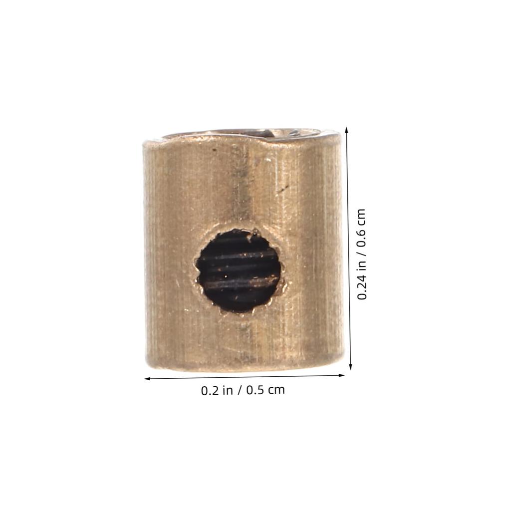 TENDYCOCO 4pcs Brake Bolt Pin Throttle Cable Repair Kit Cable Stop Brake Cable End