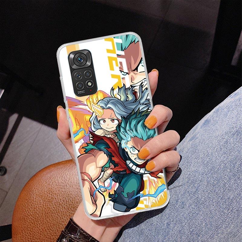 My Hero Art Phone Case For Xiaomi Redmi Note 15 14 13 12S 12 11 Pro Plus 14S 11S 11E 10 10S 11T 5G Personalized Cover Redmi Note
