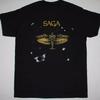Saga Band Rock Schwarz T-Shirt Kurzarm Alle Größen Unisex T-Shirt