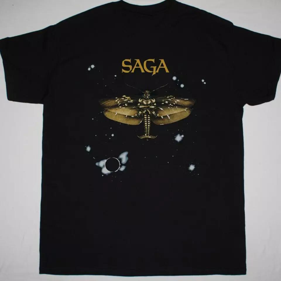 

Saga band rock black T-shirt short sleeve All sizes Unisex T-Shirt S
