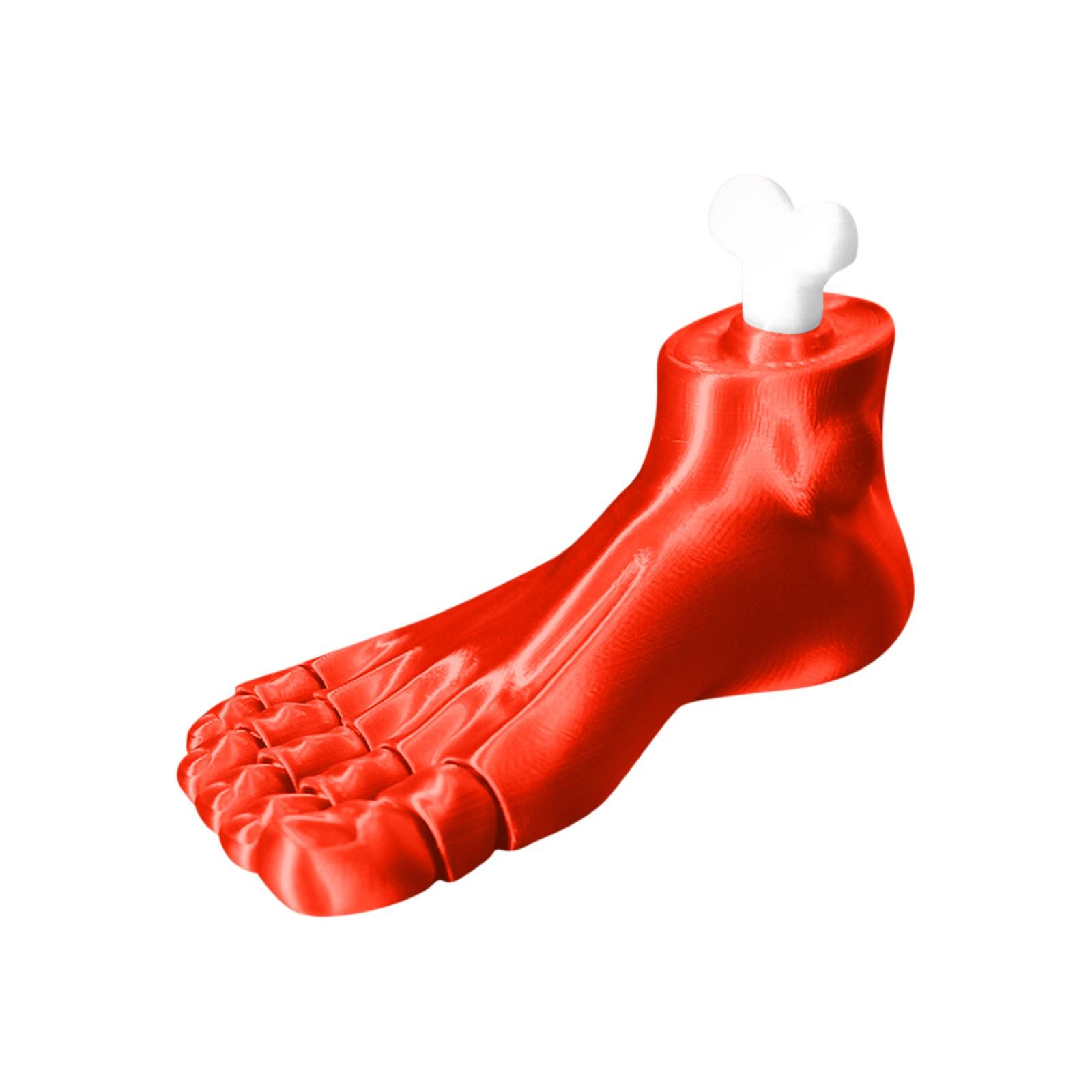 

3D-печатные пластиковые ноги для Хэллоуина, модель страшного шарнирного костюма, украшение для косплея на Хэллоуин One Size красный