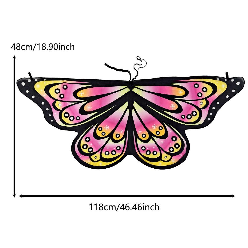 Cosplay Costume Cape Butterfly Fancy Dress Fairy Shawl  Party Accessories