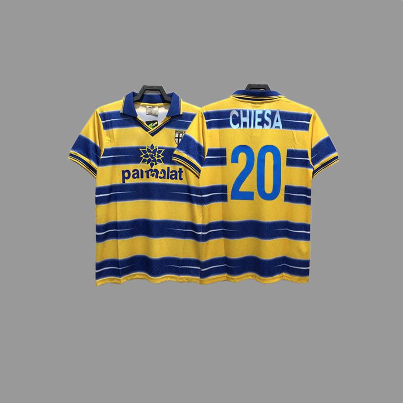 Parma Retro Trikot Fußballtrikot Klassisch Nostalgisch Zola Cannavaro Buffon Gilardino Trikot