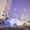 3 Size Optional Christmas Decorative Light Crystal Pendant Table Decoration Lamp Home Ornament