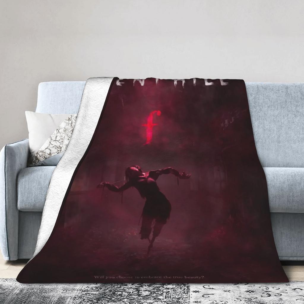 Silent Hill f Game Poster Blankets Quality Super Warm Throw Blanket Autumn Kids Home Decor Fashion Bedspread