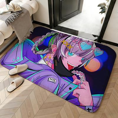 Soft Absorbent Non-Slip Rug Anime C-Call of the Night Floor Mat Home Decor Doormat Bedroom Floor Mat Shower Carpet