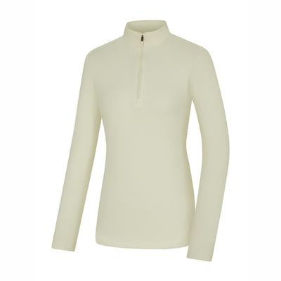 KOLPING Women'S Fleece-Lined Hiking Long Sleeve Half-Zip T-Shirt Kut0431W