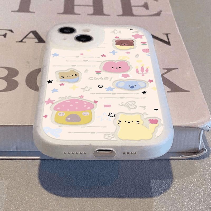 

Love House for IPhone17promax Mobile Phone Case for Apple 16 New Style 15 Matte 14 Soft Case 13 For Apple 6