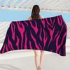 Classic Leopard Print Beach Towel Polyester Quick Dry Sand Free Swim Bath Towel for Women Sexy Animal Pattern Summer Pool Travel