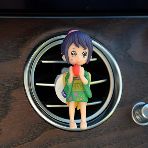 One Piece Luffy Car Dashboard Figure Air Vent Perfume Gift Box