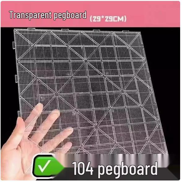 High-Quality Glitter Perler Beads Refill Pack - Creative DIY Educational Toy for Kids