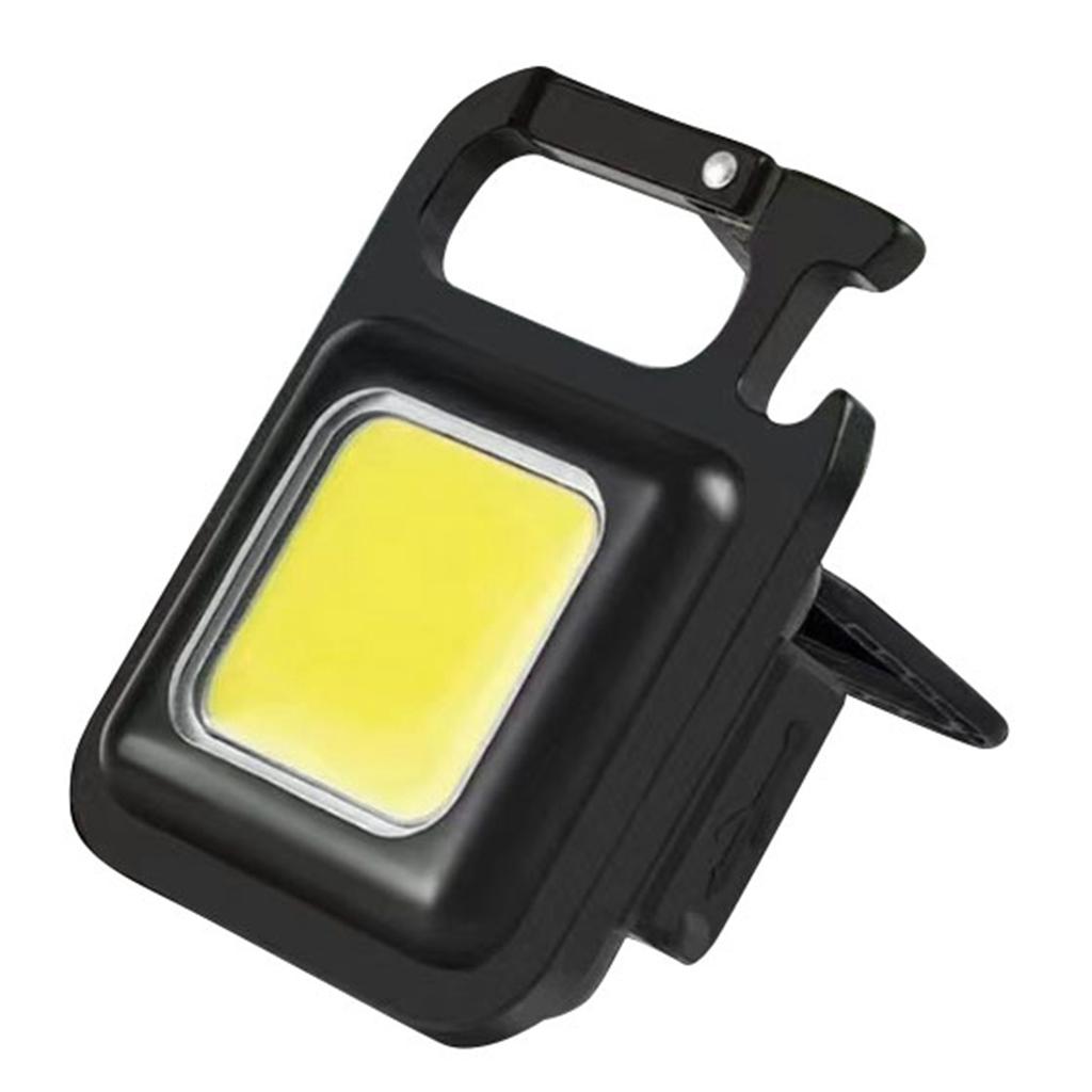 Mini Lampă COB cu Suport Încărcare Tip C de Buzunar Breloc Lanternă Bază Magnetică 3.7?4.2V
