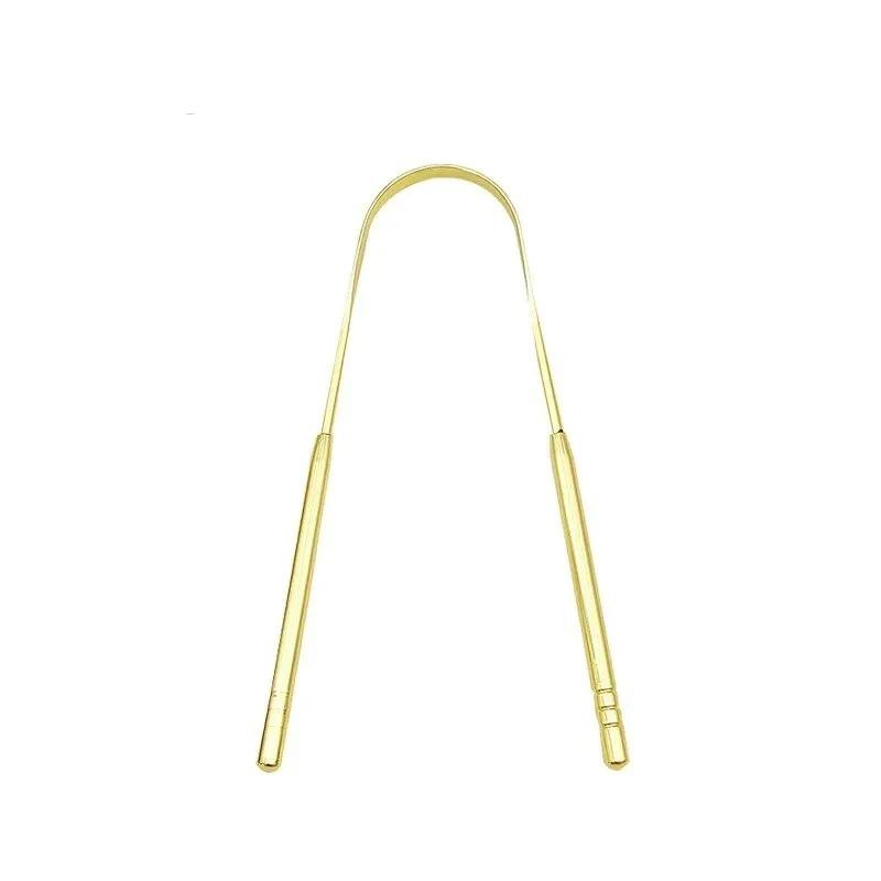 Stainless Steel 304 Material U-Shaped Metal Tongue Scraper For Fresh Breath Cleaning, Tongue Scraper, Tongue Brush, Oral Care