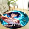 Personalized Demon Slayer Round Chair Office Rug - Perfect for Mat, Office Chair & More - Ideal Gift for Birthdays and Holidays