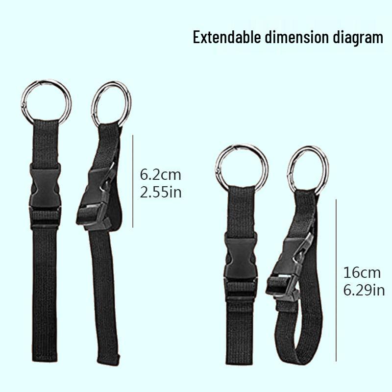 Multi-Purpose Luggage Hook Strap for Suitcases and Mountaineering Bags