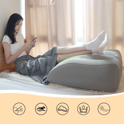 Inflatable Trapezoid Leg Pillow Plush Foot Rest Inflatable Leg Cushion Knee Relaxation Travel Inflatable Pad Inflatable Pillow