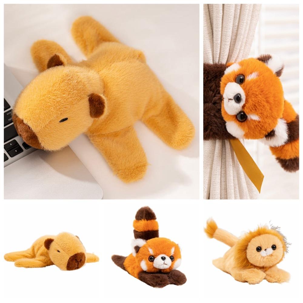 

Wrist Style Plush Doll Slap Bracelet Little Raccoon Capybara Plush Wrist Band Christmas Toy style 1