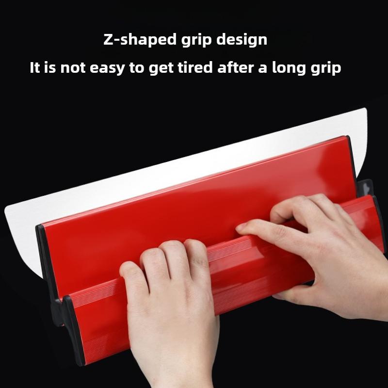 Multi Functional Stainless Steel Scraper Floor Plastering Trowel Interior Walls Renovation Putty Scraping Leveling Tool Set