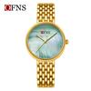 OFNS Women's Ultra-Thin Fashion Quartz Watch: Simple, Trendy, Casual, and Waterproof Design Without Hour Markers