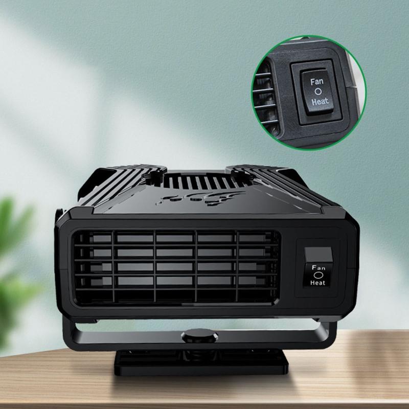 Portable Car Heater Fan Anti-Fog 12V Fan Windshield Defroster Auto Warmer Air Blower Vehicle Demister Heating Dryer