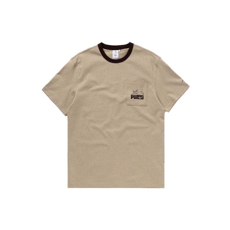 Puma X Noah Pocket Tee Brown Men Tops 623866-90