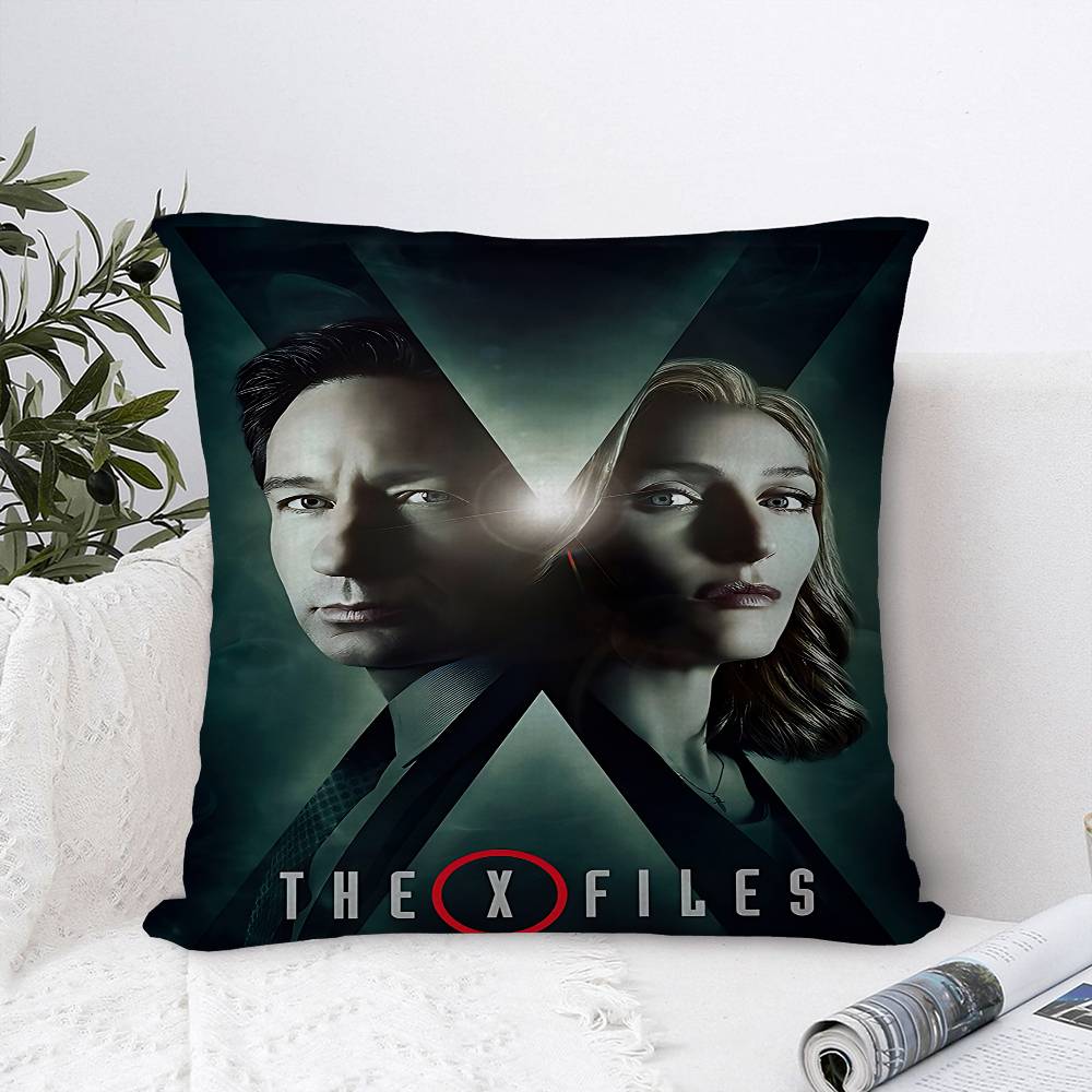 The X Files I WANT TO BELIEVE Movie Office Cushion Pillowcase Car Cushion Cover45X45CM Lumbar Pillowcase Sofa Pillowcover