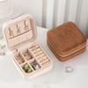 Velvet Jewelry Organizer With Compact Design For Travel And Gift Giving