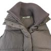 BLACK by moussy / 100% Silk Outer Fabric Down Vest [Women's S / 1 / Brown] Coat / Jacket / Jumper(USED)