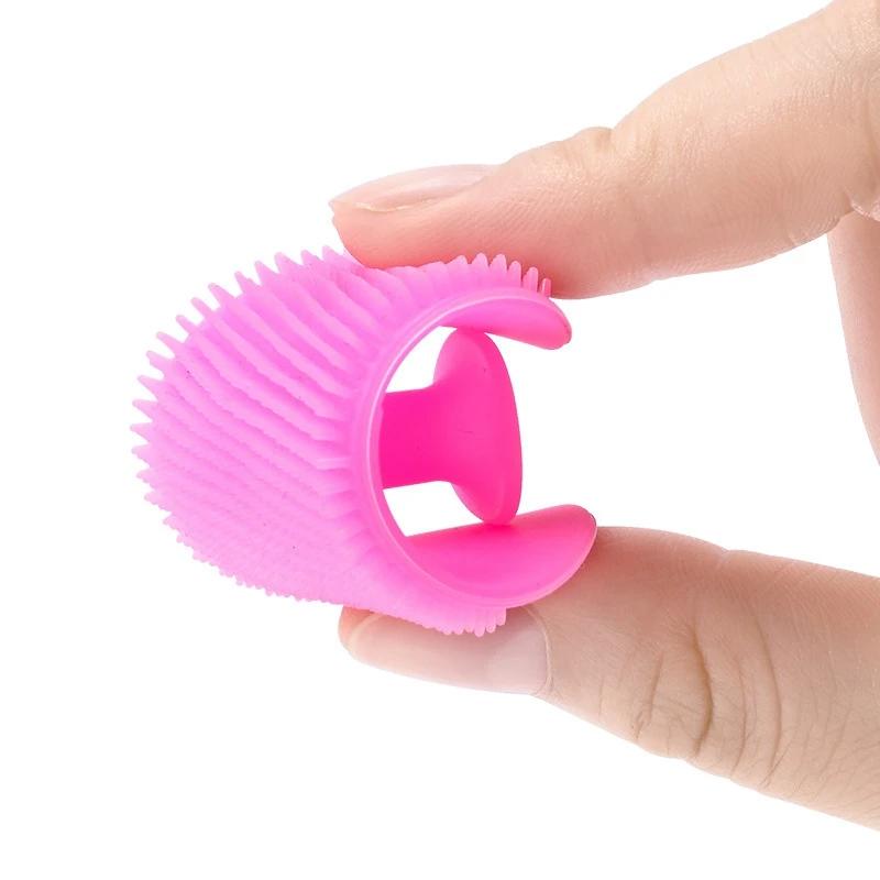Soft Silicone Baby Bath Brush Scalp Massage Hair Washing Brush for Newborn Kids Shower Shampoo Cleaning