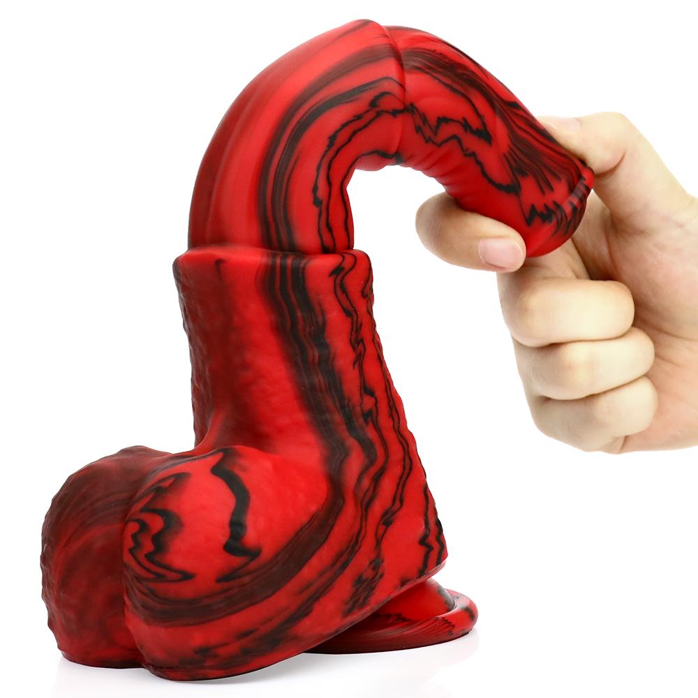 Silicone Horse Dildo With Sucker Fantasy Animal Penis Sex Toy For Women Clit Massage Stimulate Female  Anal Plug