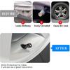 4 Pcs Tire Valve Stem Caps Compatible with Jaguar XE XEL XF XFL XJ F-PACE F-Type Wheel Valve Accessories Aluminum Black Tire Air Caps Cover