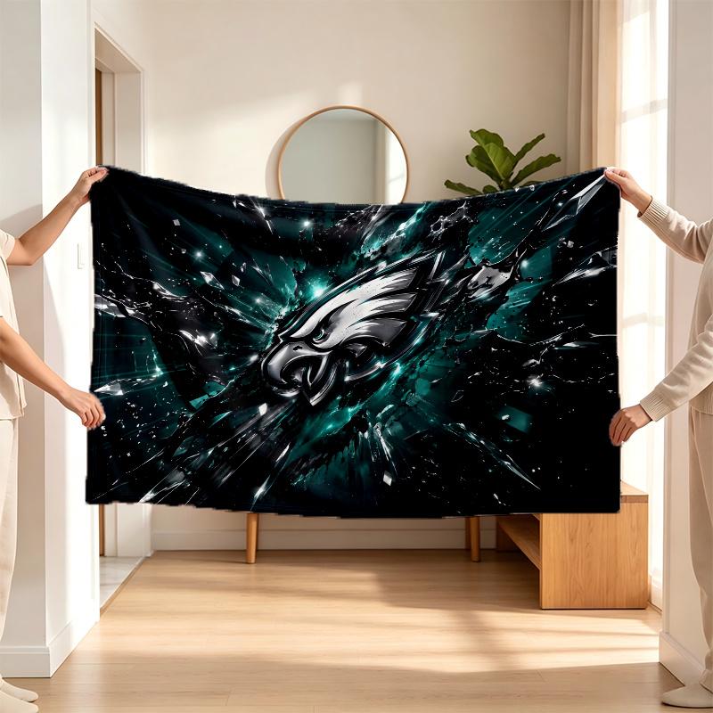 Philadelphia Eagles (82) Flanelinis pledas – švelnus akcentas miegamajam ir svetainei bei jaukia namų dovana