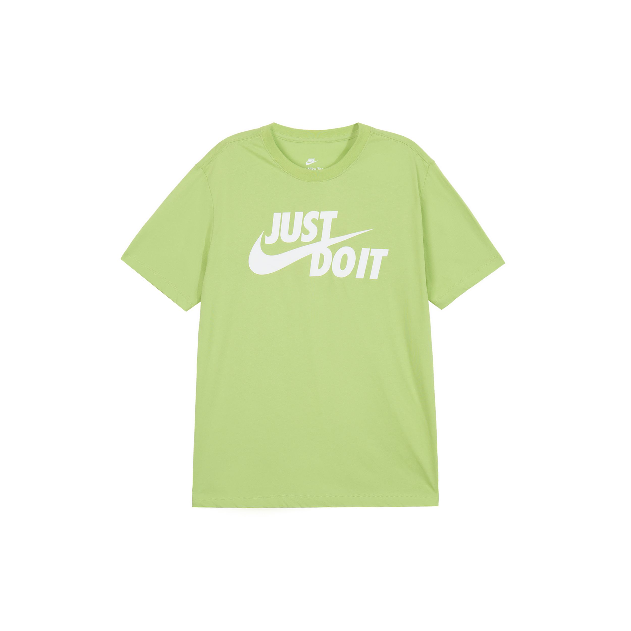 

Мужская повседневная спортивная футболка с круглым вырезом и логотипом Nike с коротким рукавом, зеленая AR5007-332 M