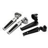 Aluminum Motorcycle Hinge Peg Pair with Support Platform for Daily Road Use Garage Service and Parking Control