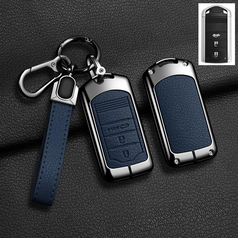 Auto-Fernschlüsselhülle Abdeckung Fob Für Acura Ilx Mdx Zdx Rdx Tlx Rl Tl 2009 - Zinklegierung Leder Schutz Schlüsselanhänger Zubehör