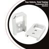 2pc Heavy Duty Aluminum Tow Hooks with Easy Installation Rusts Resistant Tow Support Suitable for 2024 2026 Vehicle