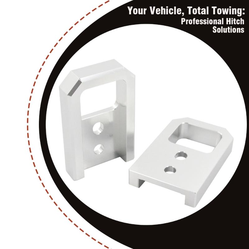 2pc Heavy Duty Aluminum Tow Hooks with Easy Installation Rusts Resistant Tow Support Suitable for 2024 2026 Vehicle