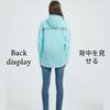 Wind Lightweight Sky XL [MYJAJAYI] Jacket, Jacket, Women's Sportswear, Windproof, Breathable, Waterproof, Raincoat, Spring, Autumn, Blue,