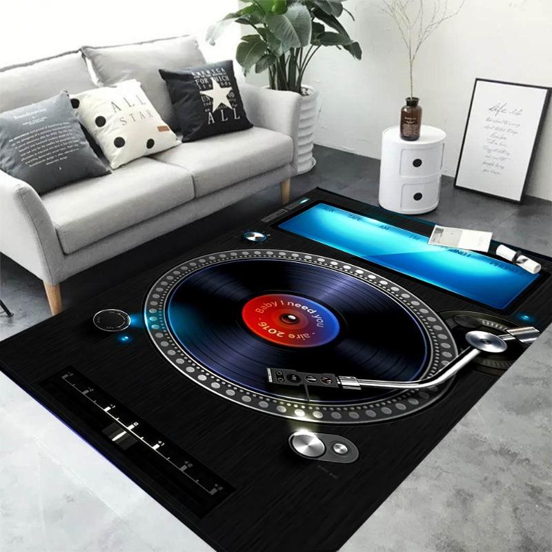 Music Tape Carpet Soft Rug Dirty Easy To Clean Birthday Gift Boy Originality Bedroom Living Room Bathroom Home Mat Decoration