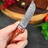 Kuchyňský nůž na vykosťování damaškový vzor užitkový nůž z nerezové oceli nástroje na krájení rybího masa s pouzdrem