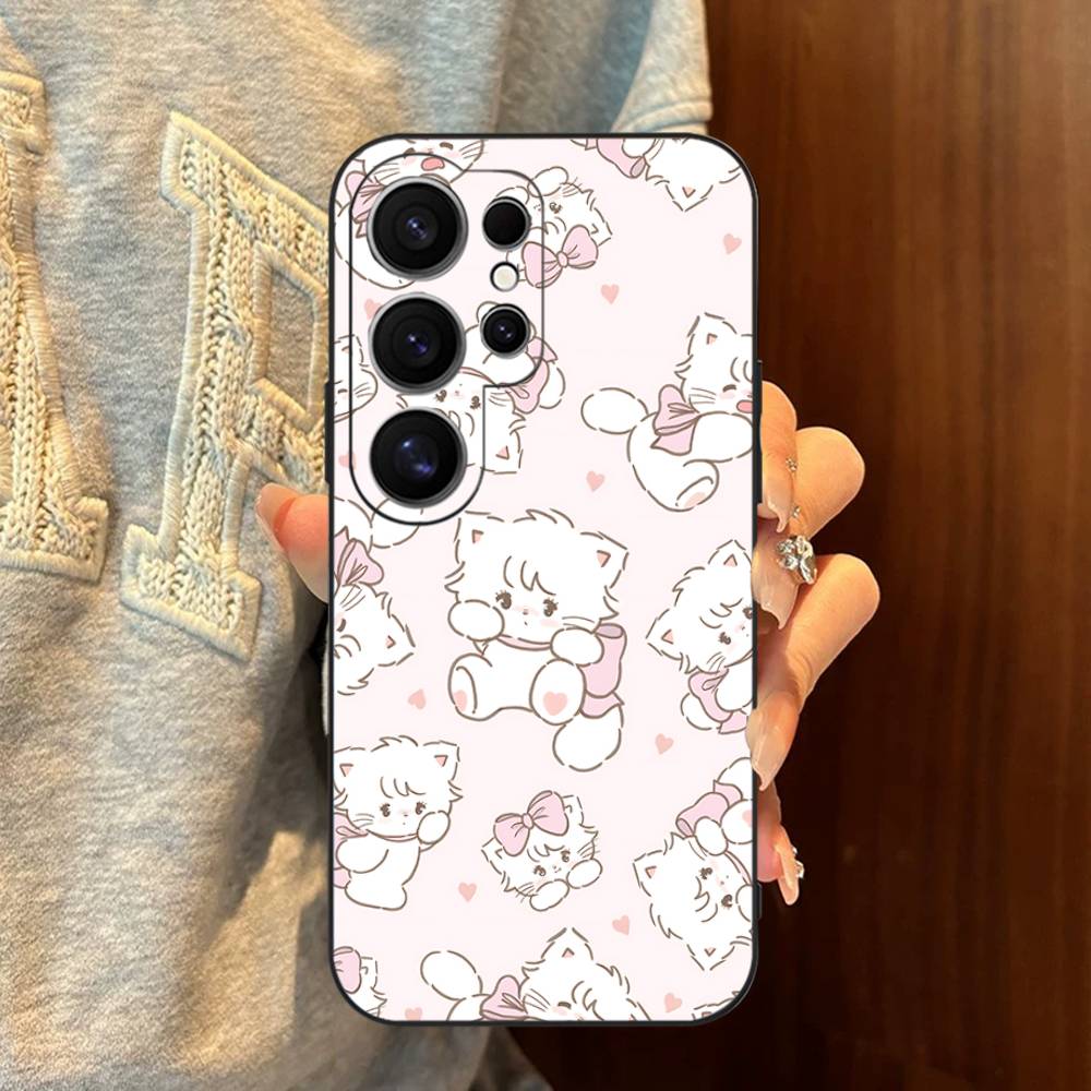 Cute M-mikko C-characters Phone Case For Samsung S 24 Fe 25 Ultra Plus 20 Lite 21 30 22 23 24 22 Ultra 5G Fundas